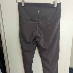 Lululemon grey leggings ankle high-waisted Size 8
